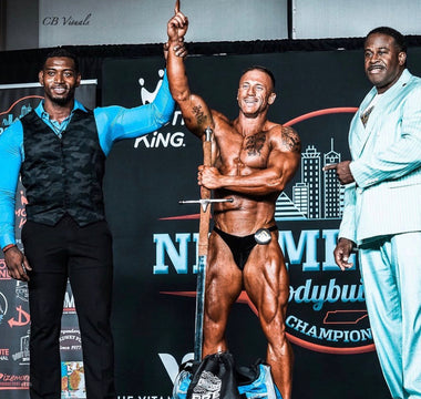 Charles Rucker and Ruck Nutrition team at the 2021 Memphis Bodybuilding Show